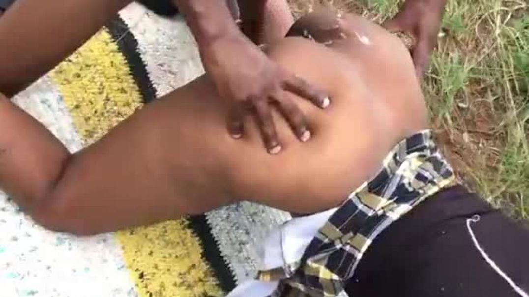 Cumshot On Mzansi Sexy Big Ass Cheerleader Outside