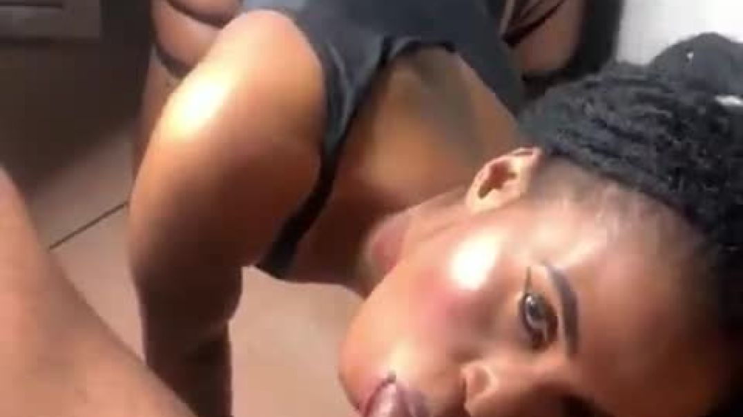 ⁣Gugu P Sucks and Swallows a Massive Cock
