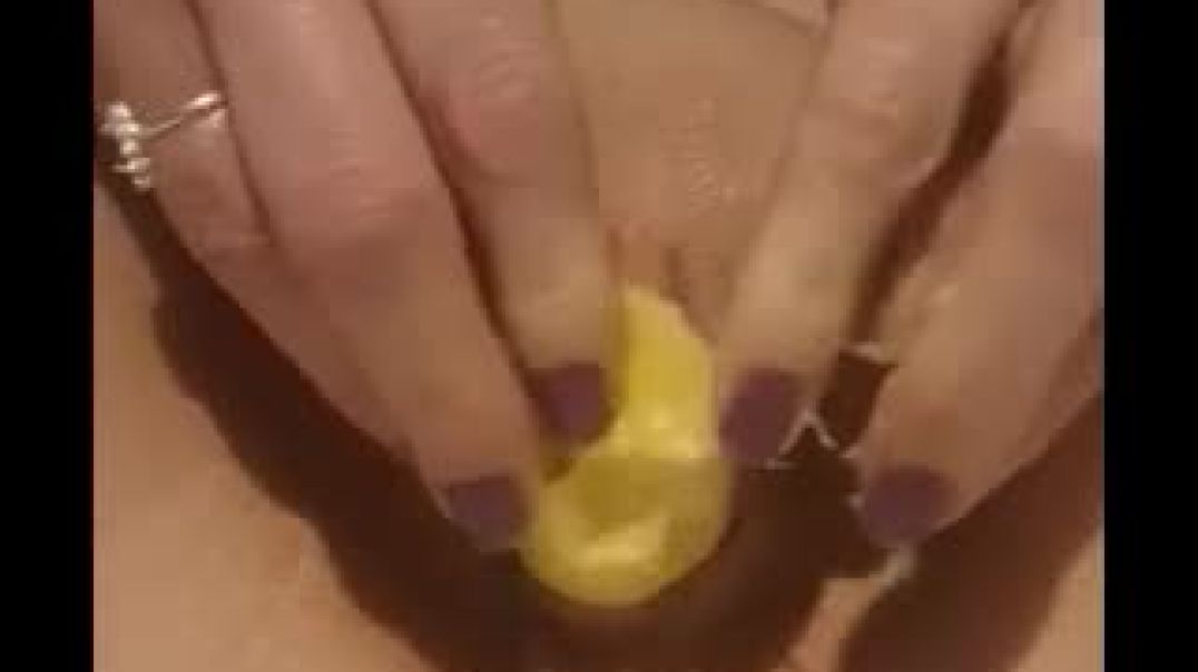 Cape Town Escort Banana Masturbation Husband Eats Banana!