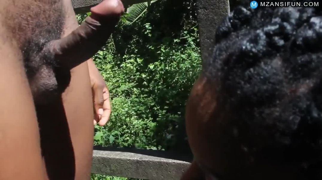 19 Year Old Mzansi dolls Babe Getting Fucked in Public Stairway Part 1