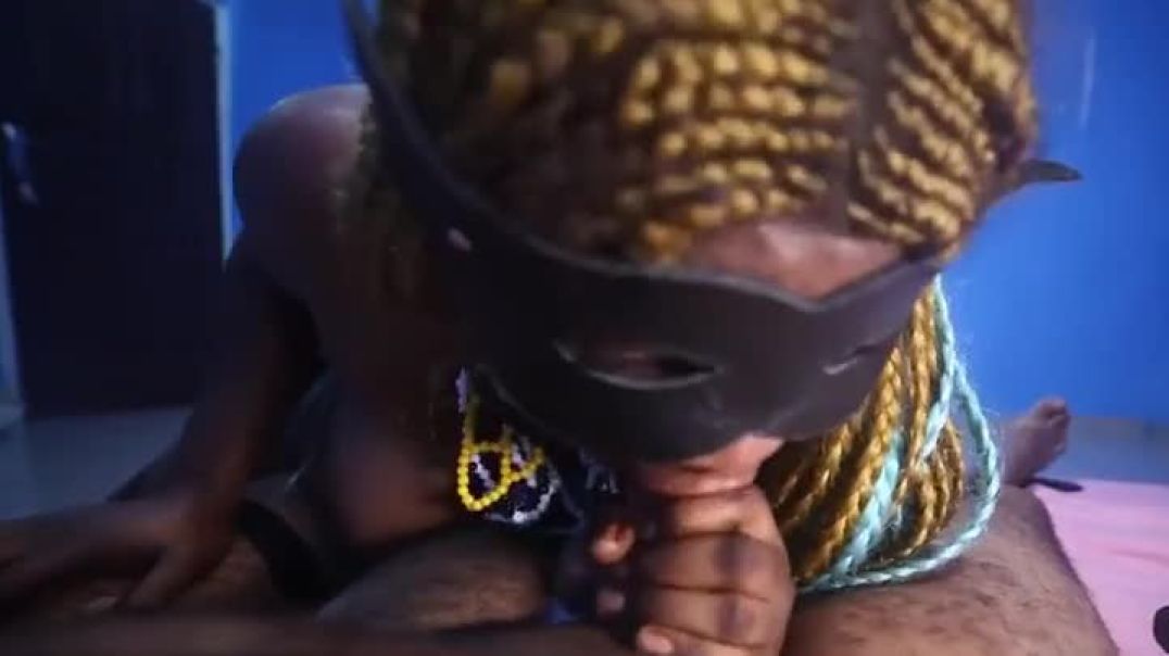 African zulu girl giving a good head
