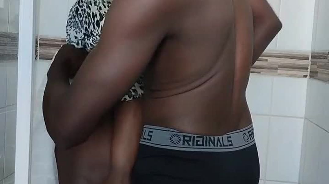 ⁣Ashante Couldn't Wait to Undress in Shower Room