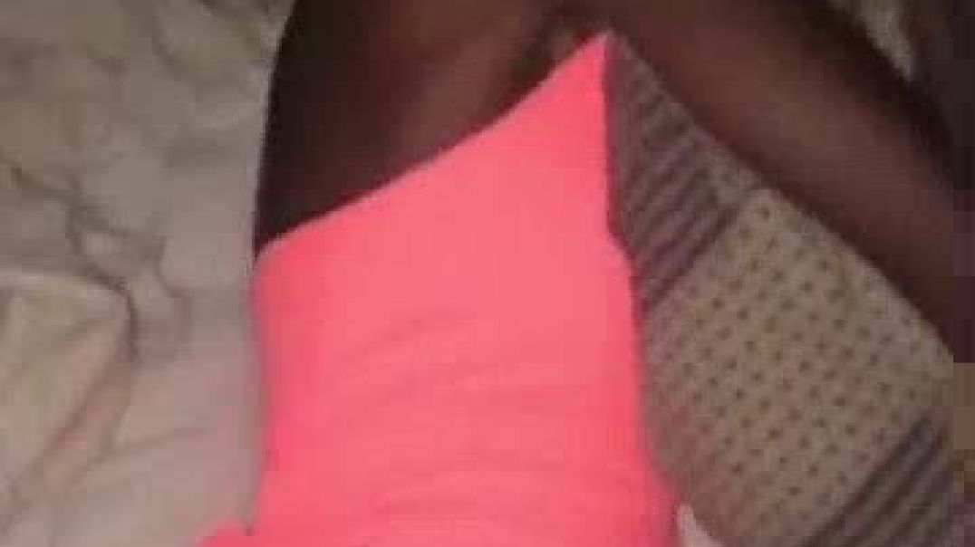 ⁣Dick in holding a pillow
