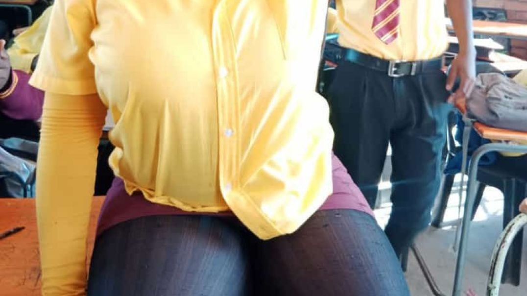 In school uniform