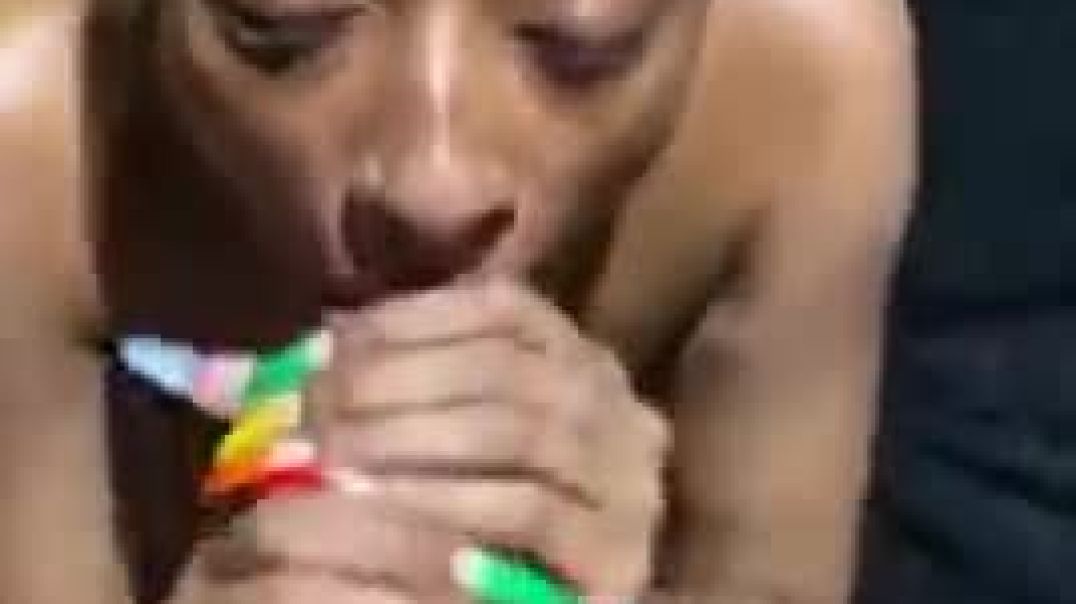 ⁣Big Daddy having Fun With Ebony Teen
