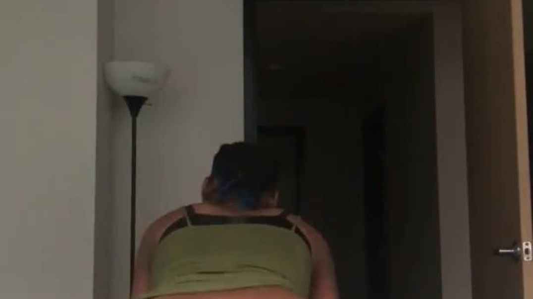 ⁣Ebony 2k Student Ride dick Till Dhe cream On It