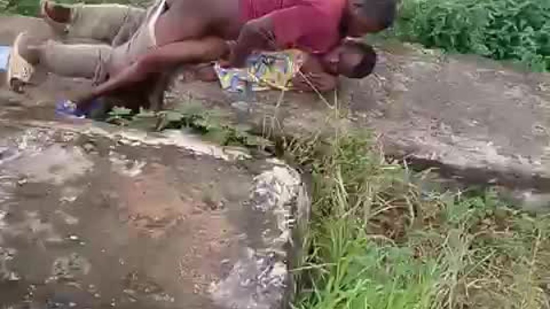 ⁣They were caught having sex in the cemetery.