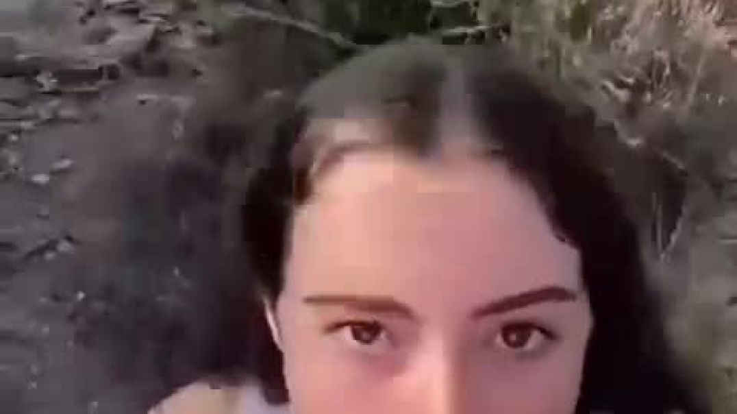 ⁣White girl blowing in the veld