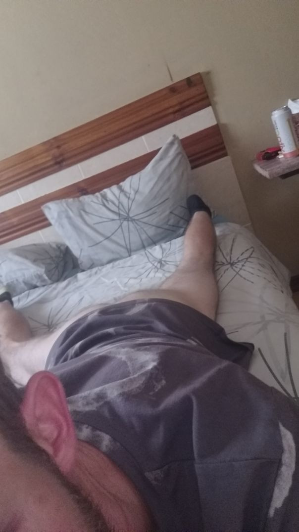 Johnny Dickenson masterbating uncut thick cock